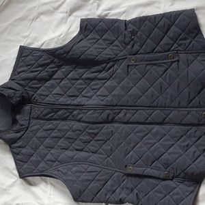 Womens quilted fleece-lined vest